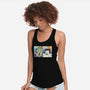 Girl Vs Cat-Womens-Racerback-Tank-pigboom