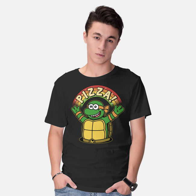 As Long As We Have Pizza-Mens-Basic-Tee-pigboom