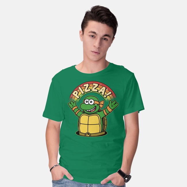 As Long As We Have Pizza-Mens-Basic-Tee-pigboom