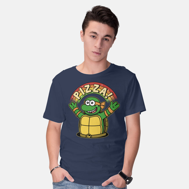 As Long As We Have Pizza-Mens-Basic-Tee-pigboom