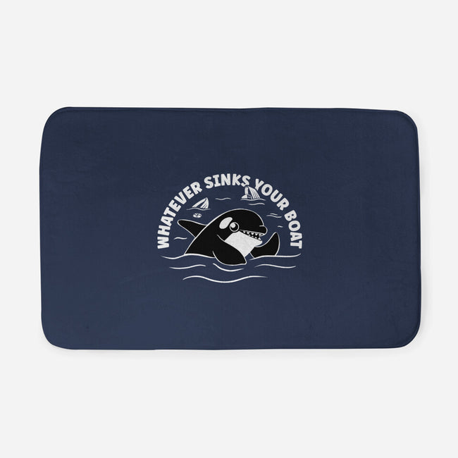 Whatever Sinks Your Boat-None-Memory Foam-Bath Mat-Aarons Art Room