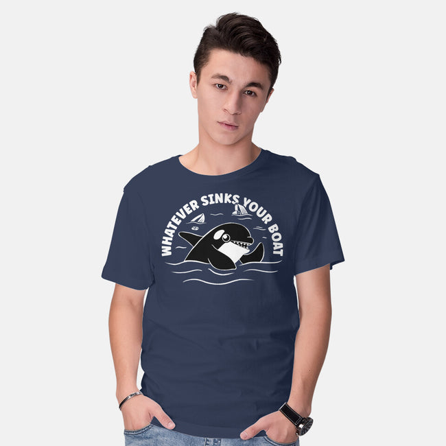 Whatever Sinks Your Boat-Mens-Basic-Tee-Aarons Art Room