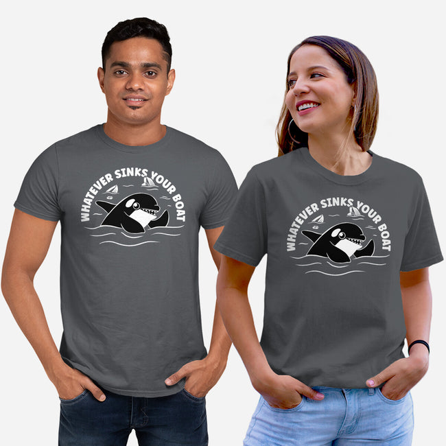 Whatever Sinks Your Boat-Unisex-Basic-Tee-Aarons Art Room