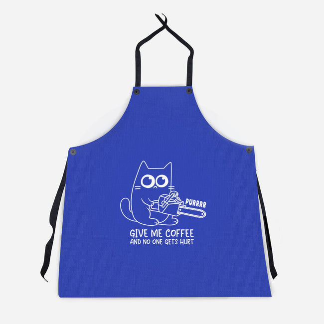 No One Gets Hurt-Unisex-Kitchen-Apron-Xentee