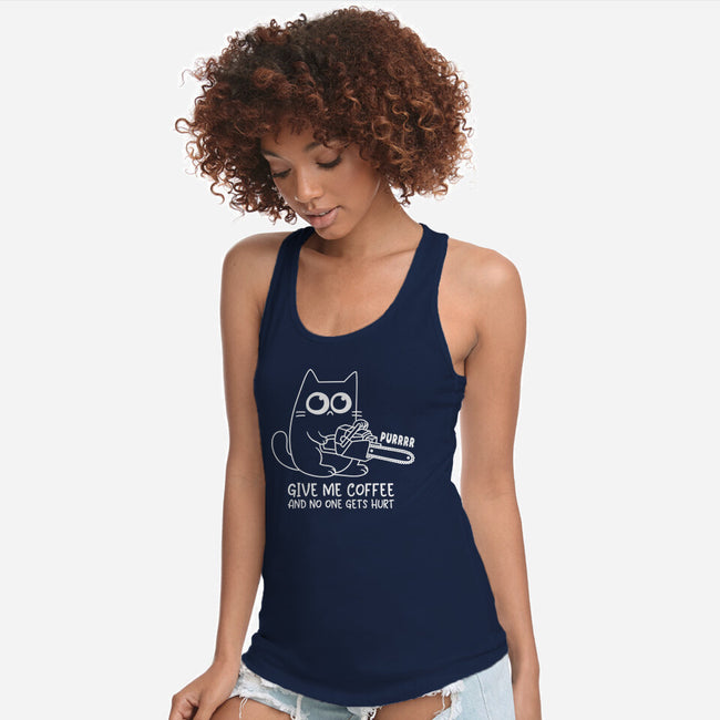 No One Gets Hurt-Womens-Racerback-Tank-Xentee