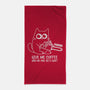 No One Gets Hurt-None-Beach-Towel-Xentee