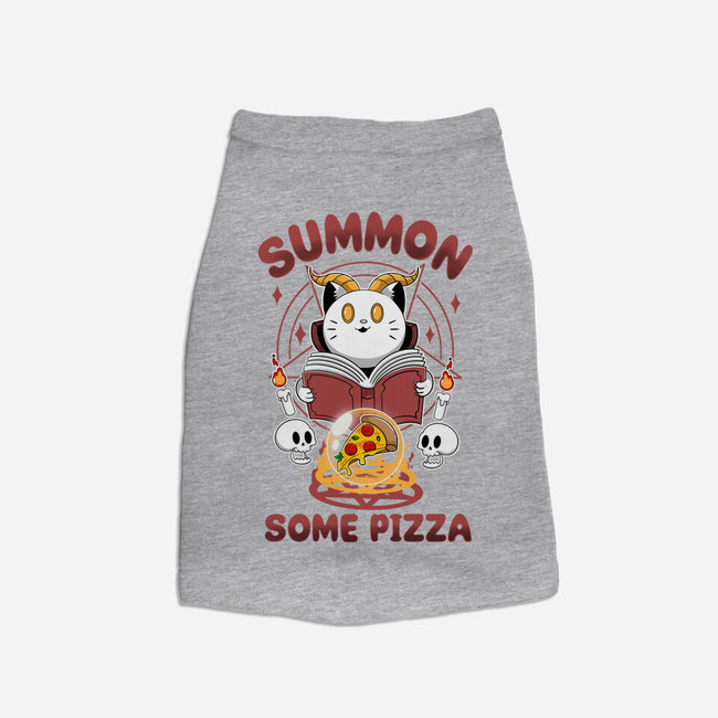 Summon Some Pizza-Dog-Basic-Pet Tank-Tri haryadi