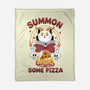 Summon Some Pizza-None-Fleece-Blanket-Tri haryadi