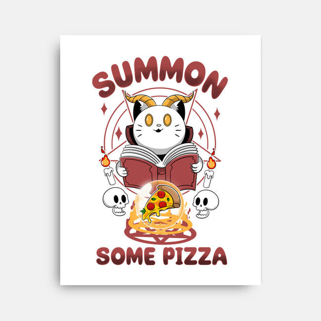 Summon Some Pizza-None-Stretched-Canvas-Tri haryadi