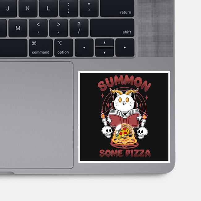 Summon Some Pizza-None-Glossy-Sticker-Tri haryadi