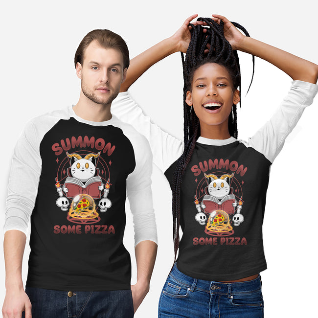 Summon Some Pizza-Unisex-Baseball-Tee-Tri haryadi