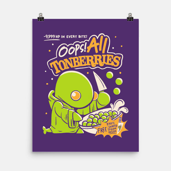 Oops! All Tonberries-None-Matte-Poster-Aarons Art Room