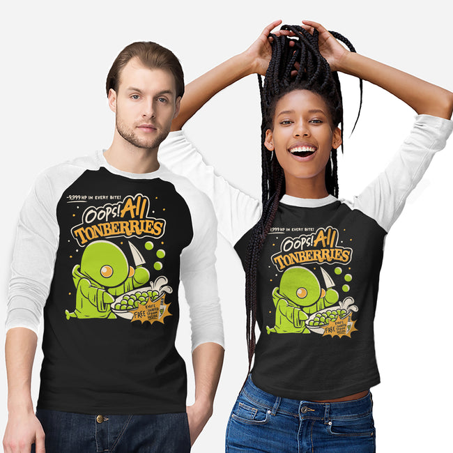 Oops! All Tonberries-Unisex-Baseball-Tee-Aarons Art Room