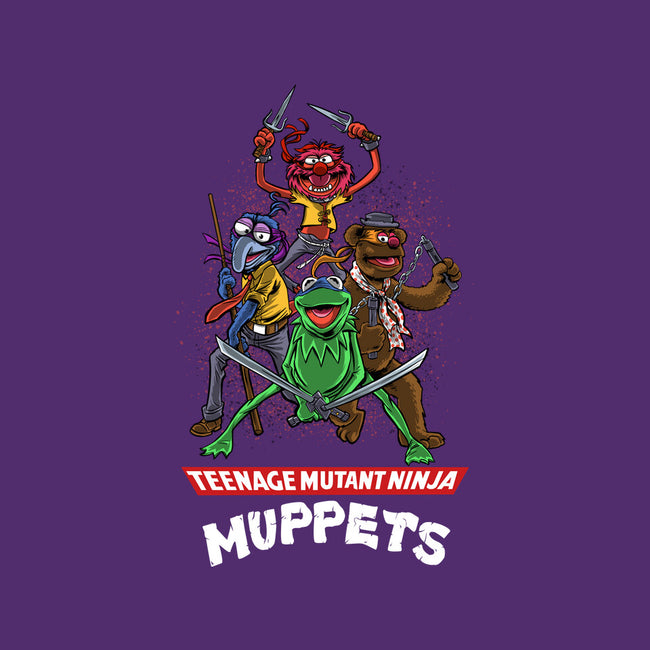 Teenage Mutant Ninja Muppets-Womens-Off Shoulder-Tee-zascanauta