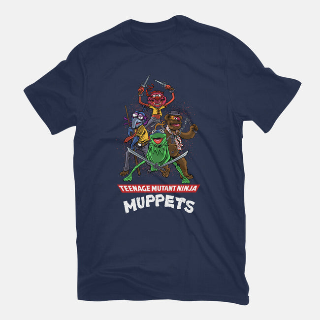 Teenage Mutant Ninja Muppets-Womens-Fitted-Tee-zascanauta