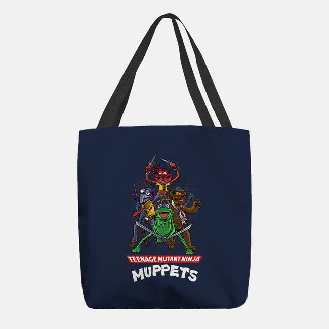 Teenage Mutant Ninja Muppets-None-Basic Tote-Bag-zascanauta