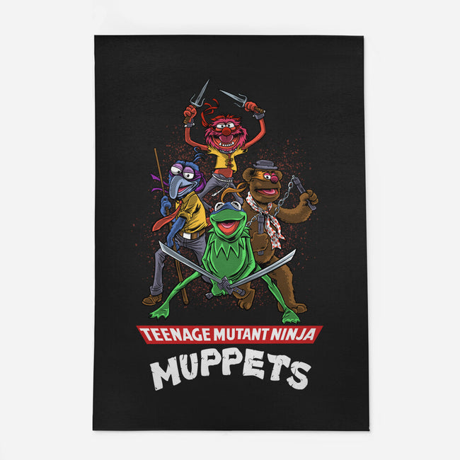 Teenage Mutant Ninja Muppets-None-Indoor-Rug-zascanauta