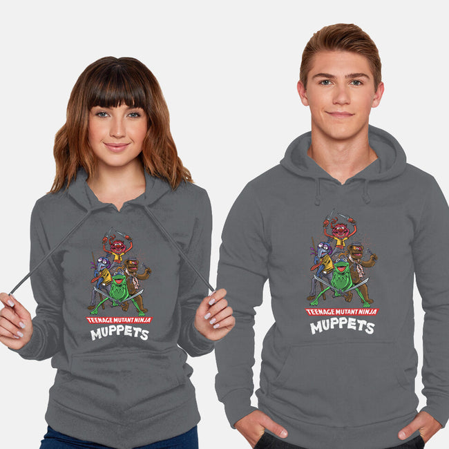 Teenage Mutant Ninja Muppets-Unisex-Pullover-Sweatshirt-zascanauta