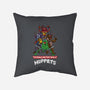 Teenage Mutant Ninja Muppets-None-Removable Cover-Throw Pillow-zascanauta