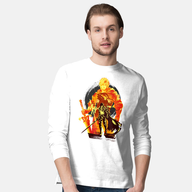 Shield Of Rosaria-Mens-Long Sleeved-Tee-hypertwenty