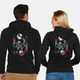 Nightmare Duo-Unisex-Zip-Up-Sweatshirt-momma_gorilla