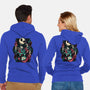 Nightmare Duo-Unisex-Zip-Up-Sweatshirt-momma_gorilla