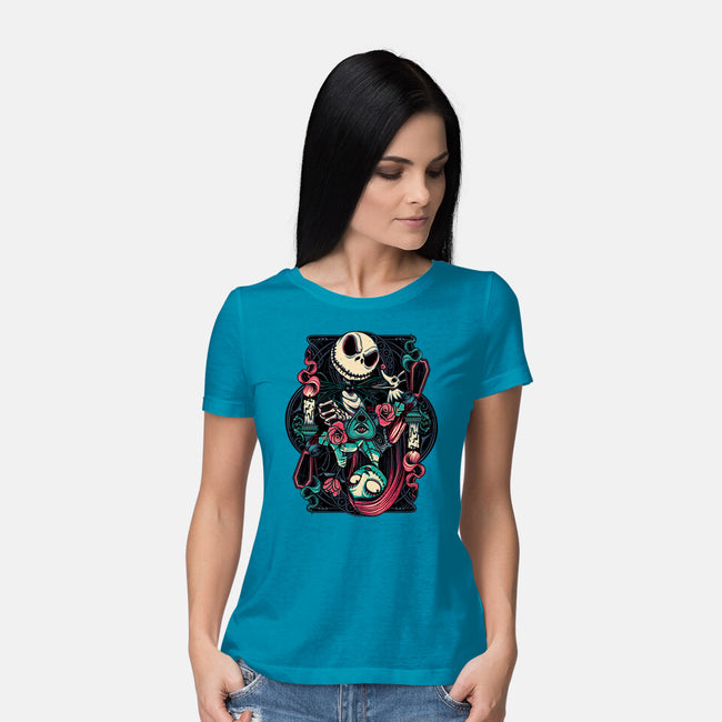 Nightmare Duo-Womens-Basic-Tee-momma_gorilla