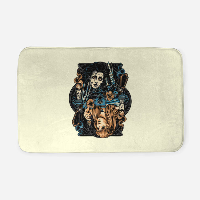 Scissorhands Duo-None-Memory Foam-Bath Mat-momma_gorilla