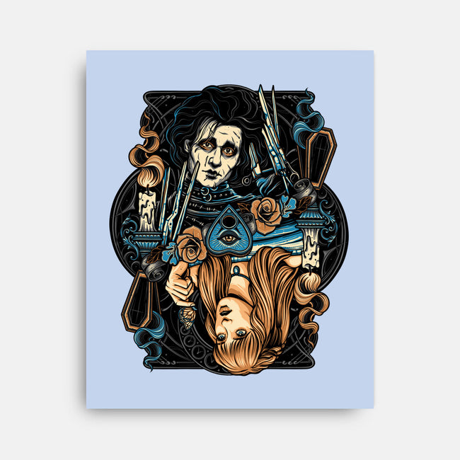 Scissorhands Duo-None-Stretched-Canvas-momma_gorilla