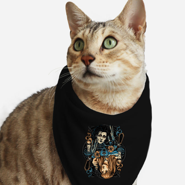 Scissorhands Duo-Cat-Bandana-Pet Collar-momma_gorilla