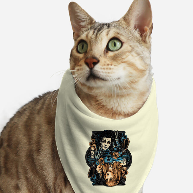 Scissorhands Duo-Cat-Bandana-Pet Collar-momma_gorilla