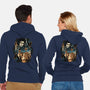 Scissorhands Duo-Unisex-Zip-Up-Sweatshirt-momma_gorilla