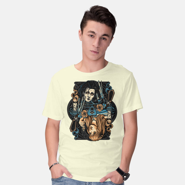 Scissorhands Duo-Mens-Basic-Tee-momma_gorilla