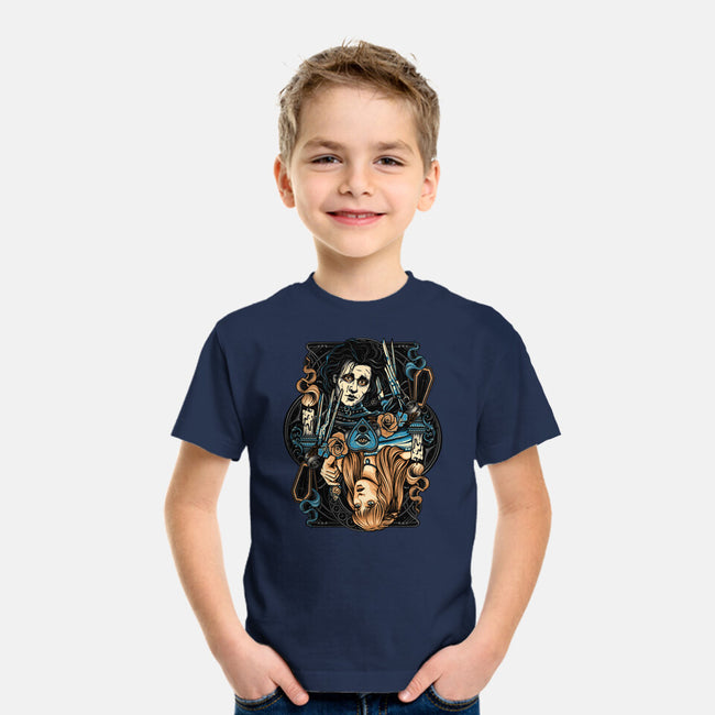 Scissorhands Duo-Youth-Basic-Tee-momma_gorilla