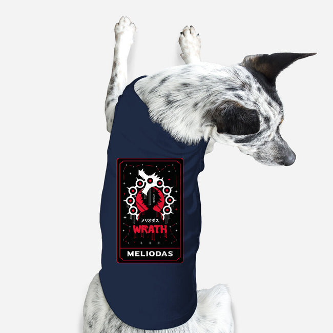 Wrath Dragon Sin Tarot-Dog-Basic-Pet Tank-Logozaste