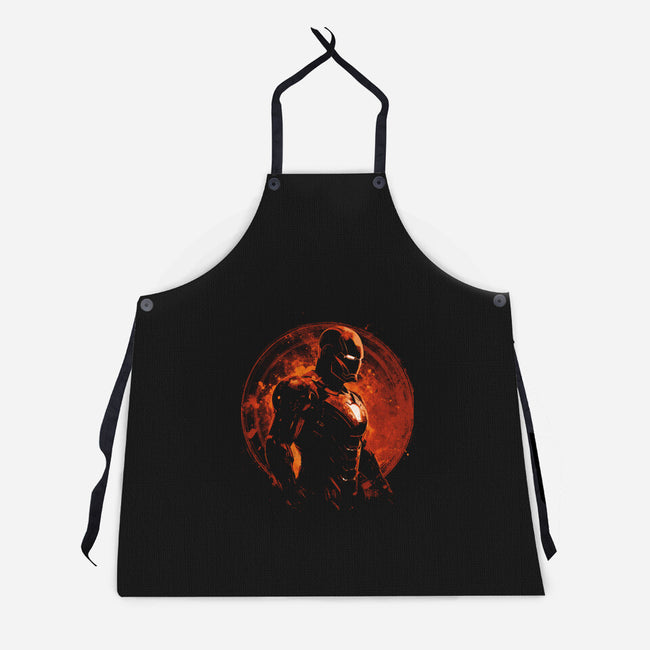 The Iron Warrior-Unisex-Kitchen-Apron-kharmazero