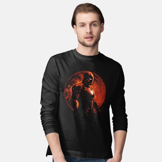 The Iron Warrior-Mens-Long Sleeved-Tee-kharmazero