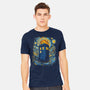 Starry Blue Box-Mens-Heavyweight-Tee-kharmazero