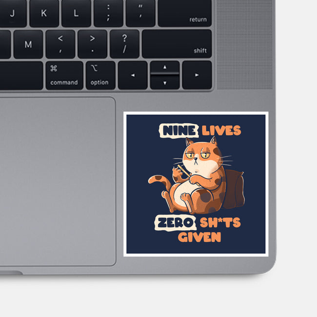 Nine Lives-None-Glossy-Sticker-tobefonseca