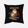 Nine Lives-None-Removable Cover-Throw Pillow-tobefonseca