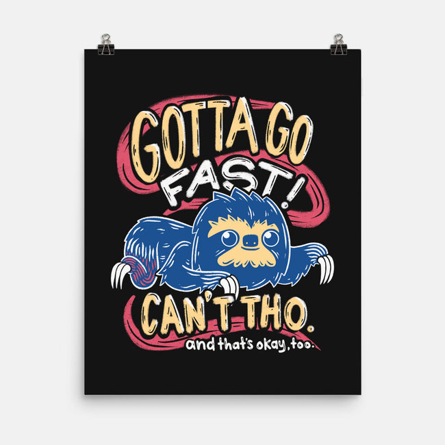 Can't Go Fast-None-Matte-Poster-Aarons Art Room