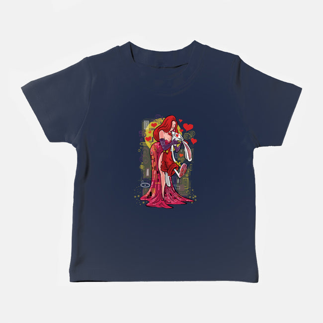 Animated Kiss-Baby-Basic-Tee-zascanauta