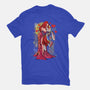 Animated Kiss-Womens-Fitted-Tee-zascanauta