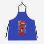 Animated Kiss-Unisex-Kitchen-Apron-zascanauta