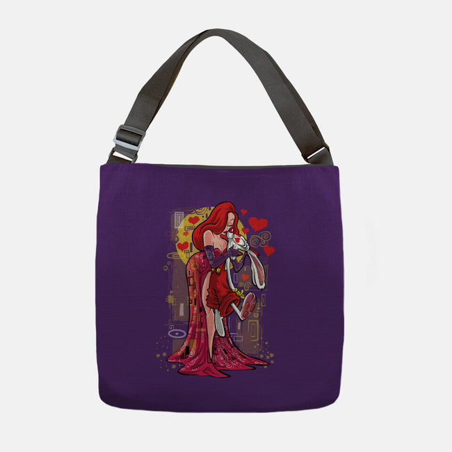 Animated Kiss-None-Adjustable Tote-Bag-zascanauta