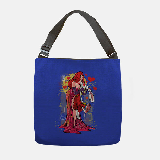 Animated Kiss-None-Adjustable Tote-Bag-zascanauta