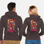 Animated Kiss-Unisex-Zip-Up-Sweatshirt-zascanauta