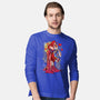 Animated Kiss-Mens-Long Sleeved-Tee-zascanauta