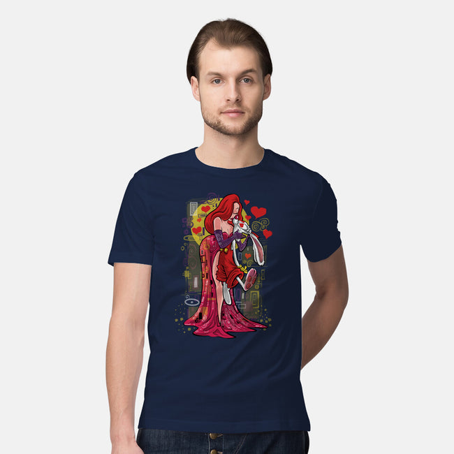 Animated Kiss-Mens-Premium-Tee-zascanauta