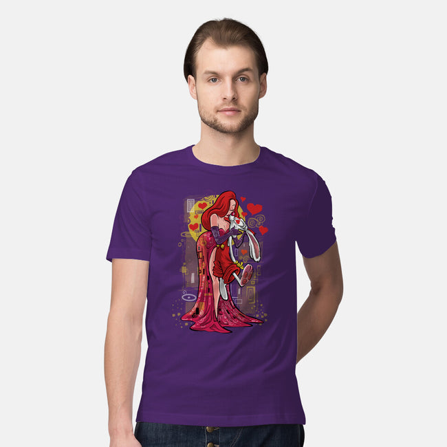 Animated Kiss-Mens-Premium-Tee-zascanauta